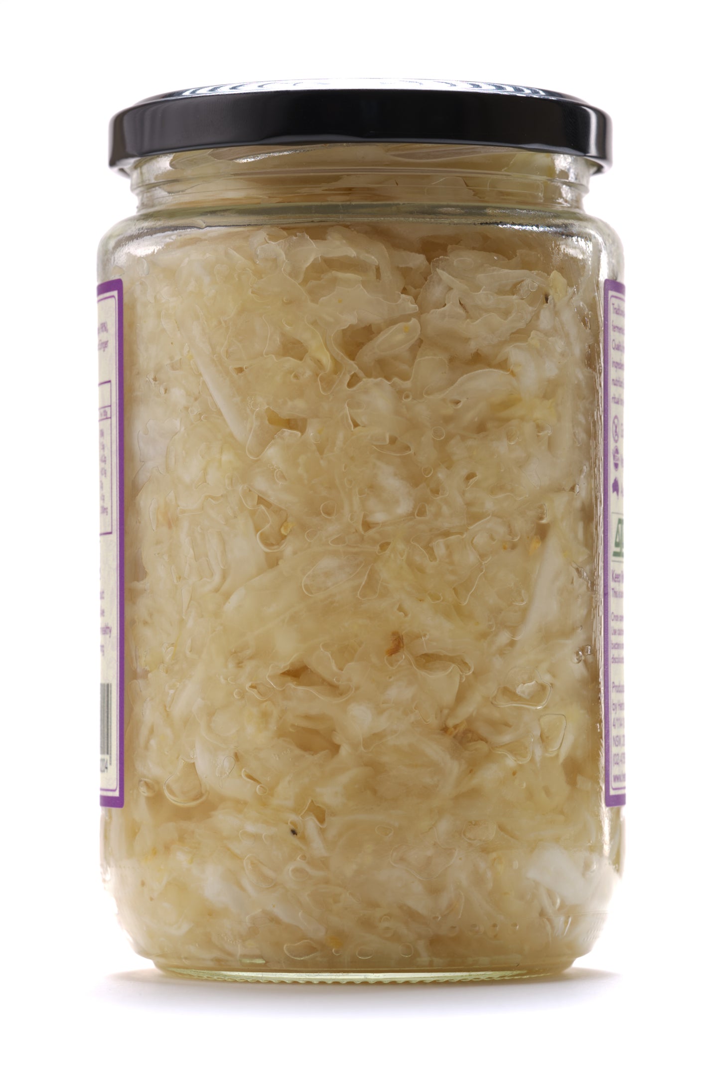 Green Cabbage Sauerkraut with Ginger