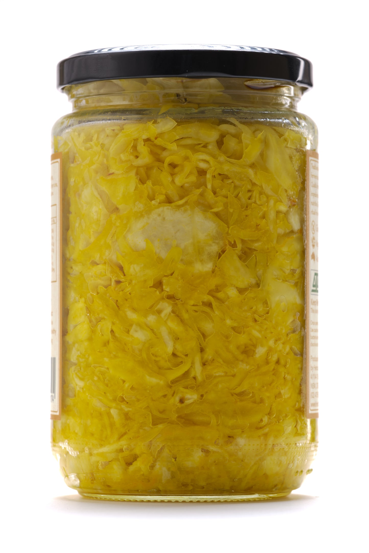 Green Cabbage Sauerkraut with Turmeric & Ginger