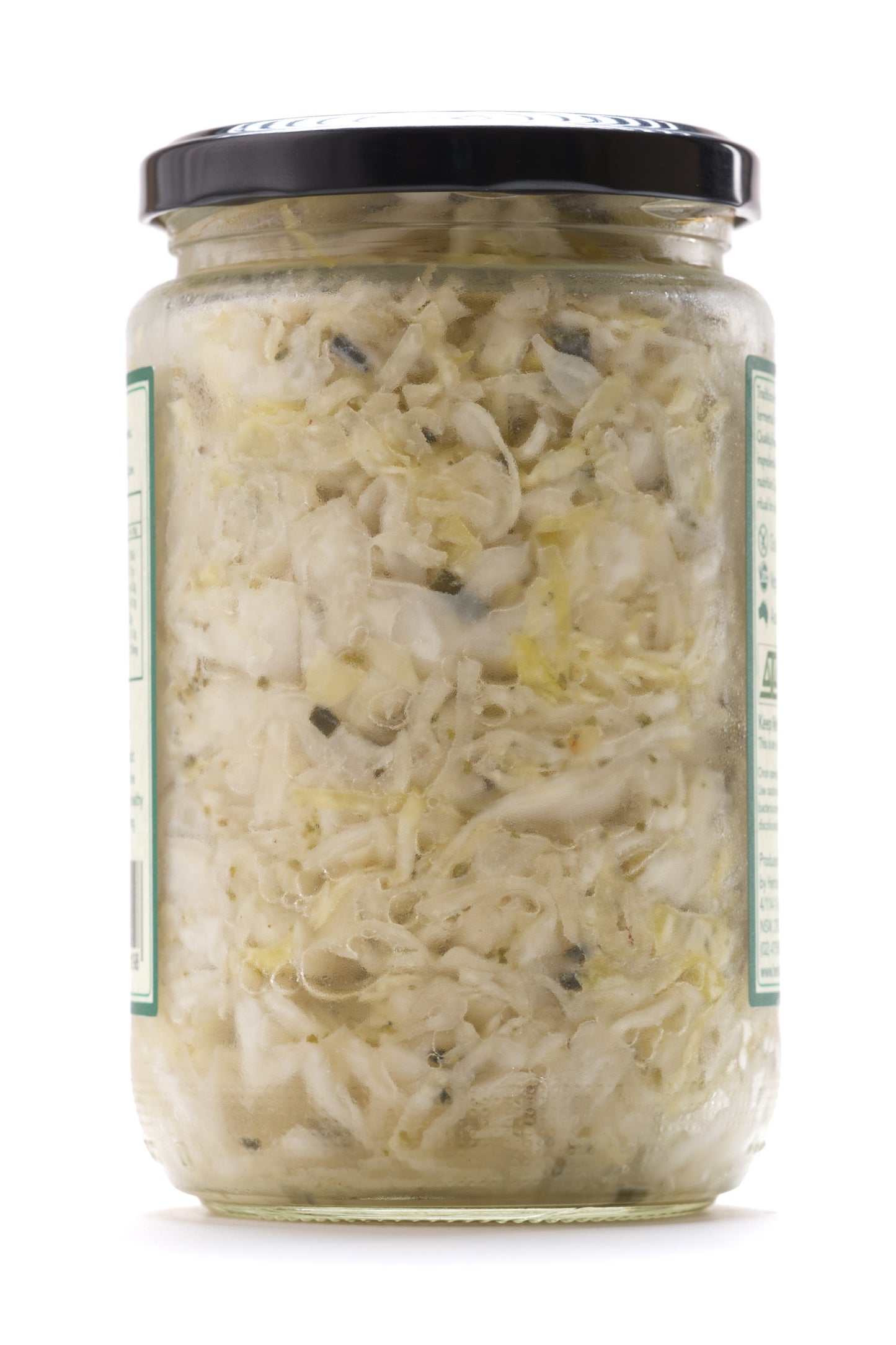Green Cabbage Sauerkraut with Seaweed