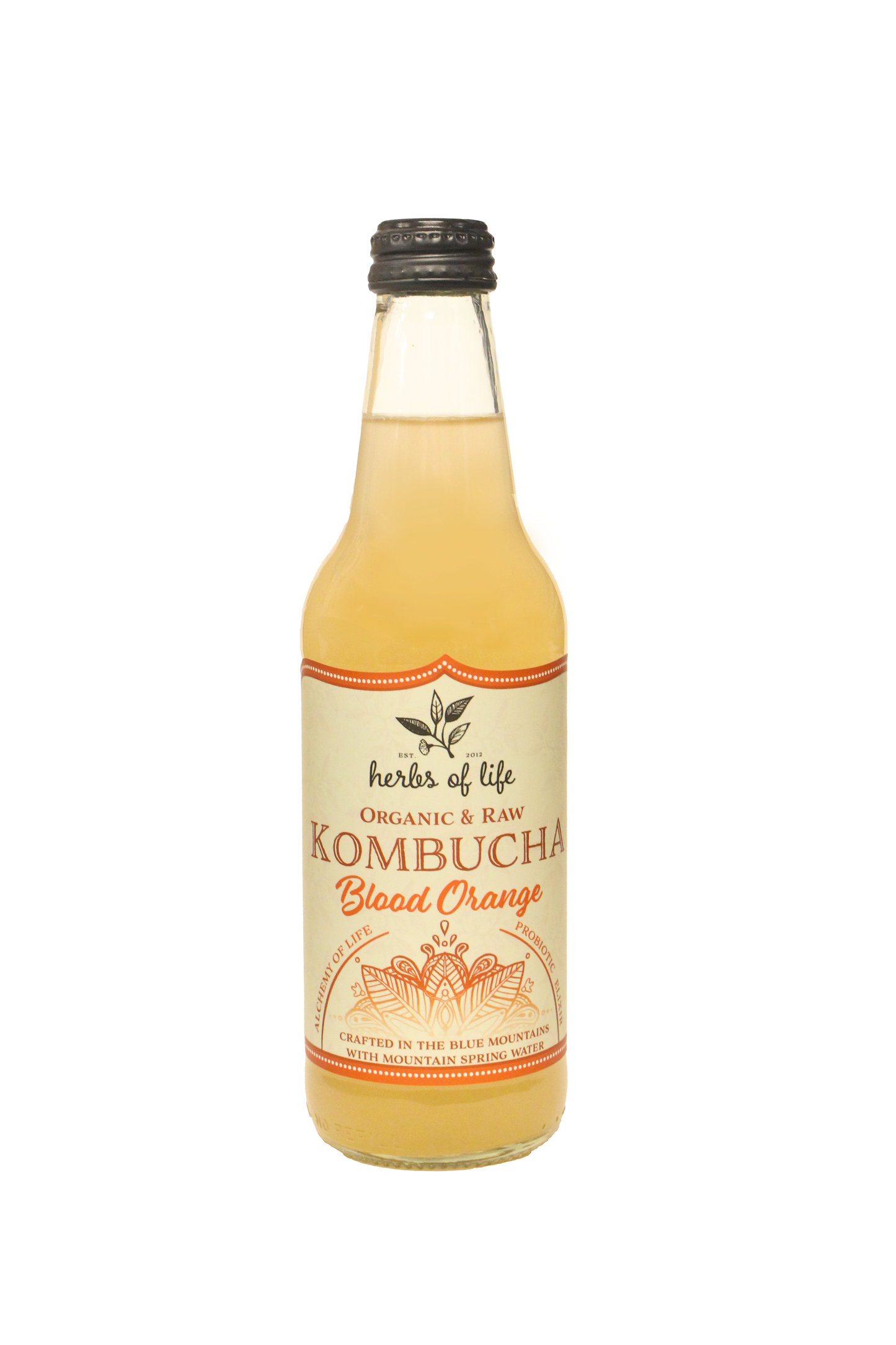 Herbs of Life Organic Raw Kombucha Blood Orange